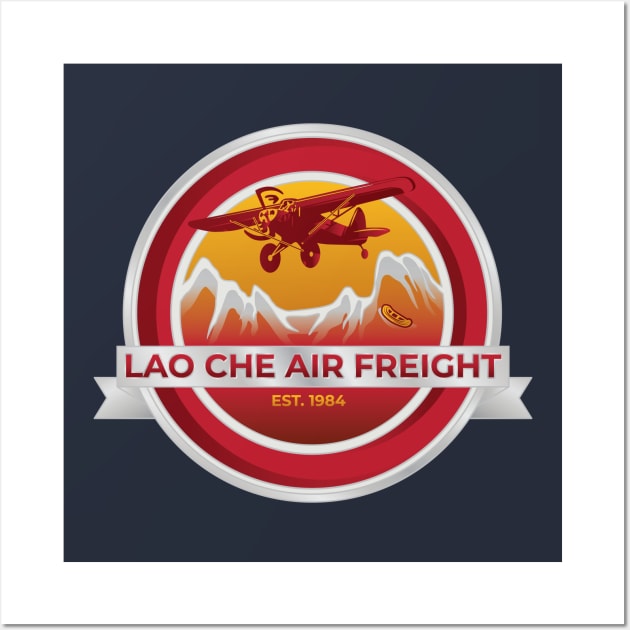 Lao Che Air Freight '84 Wall Art by DeepDiveThreads